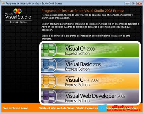 Ảnh chụp màn hình Microsoft Visual Studio Express cho Windows 8