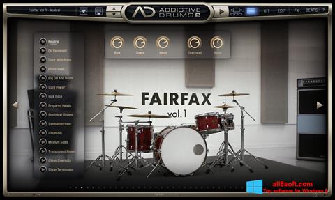 Ảnh chụp màn hình Addictive Drums cho Windows 8