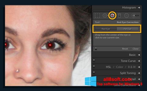 Ảnh chụp màn hình Red Eye Remover cho Windows 8