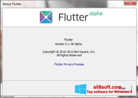 Ảnh chụp màn hình Flutter cho Windows 8