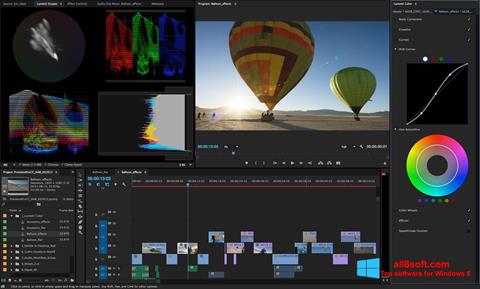 Ảnh chụp màn hình Adobe Premiere Pro cho Windows 8