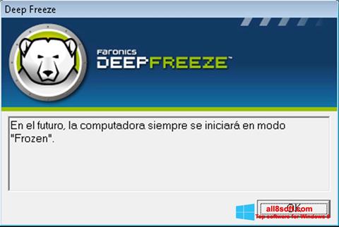 Ảnh chụp màn hình Deep Freeze cho Windows 8