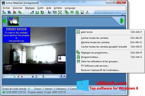 Ảnh chụp màn hình Active WebCam cho Windows 8