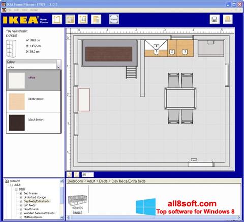 Ảnh chụp màn hình IKEA Home Planner cho Windows 8