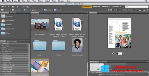 Ảnh chụp màn hình Adobe Bridge cho Windows 8