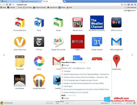 Ảnh chụp màn hình Google Chrome Offline Installer cho Windows 8