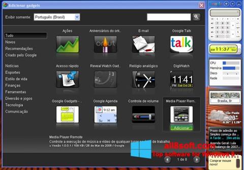 Ảnh chụp màn hình Google Desktop cho Windows 8