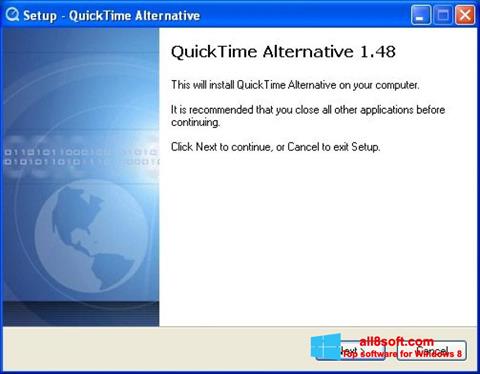 Ảnh chụp màn hình QuickTime Alternative cho Windows 8